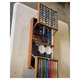 Art Supplies Collection including Canson Sketch Pads, Watercolor Paints, and Artist Pencils - Nothing checked for completeness