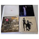 Lot of Vinyl Records Including Fleetwood Mac, Stevie Nicks, Pet Shop Boys, and Bert Kaempfert Records