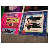 Lot of Vinyl Records Including Mary Jane Girls, Commodores, Rick James, Diana Ross, and Donna Summer