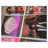 Lot of Vinyl Records Including Mary Jane Girls, Commodores, Rick James, Diana Ross, and Donna Summer