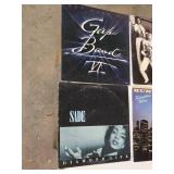 Lot of Vinyl Records including Gap Band VI, Full Force, Ready for the World, Julio Iglesias, Sade, Kurtis Blow, The Deele, and Commodores