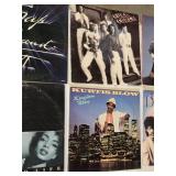 Lot of Vinyl Records including Gap Band VI, Full Force, Ready for the World, Julio Iglesias, Sade, Kurtis Blow, The Deele, and Commodores
