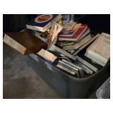 Full Tote of Books Including Dictionaries and Guides, and Other Assorted Titles and Reference Books