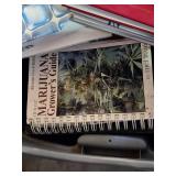 Full Tote of Books Including Dictionaries and Guides, and Other Assorted Titles and Reference Books