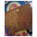 Full Tote of Books Including Dictionaries and Guides, and Other Assorted Titles and Reference Books