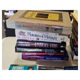 Lot of Books and Audiobook Cassettes Including Sociological Textbook and Self-Help Titles