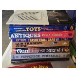 Lot of Collectible Reference Books on Antiques, Firearms, and Collectibles