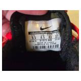 Nike Size 9.5 Red Athletic Shoes with Black Swoosh Logo