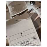 CL Laundry Black Flats, White and Black Karoline Studded Slip-On Sandals - Sizes 6 1/2 and 7