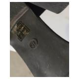 CL Laundry Black Flats, White and Black Karoline Studded Slip-On Sandals - Sizes 6 1/2 and 7