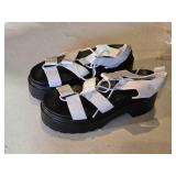 Nasty Gal Platform Sandals Size 4