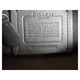 Coach Green and Black Leather Crossbody Bag and Coach Canvas Tote Bag