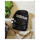 Michael Kors Purse, Adidas Backpack, and Green Crossbody Bag