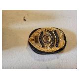 Vintage Law Enforcement Holster, Ammo Pouch, Security Badge