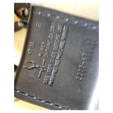 Vintage Law Enforcement Holster, Ammo Pouch, Security Badge