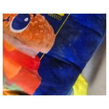 Box of Miscellaneous Items including Novelty SPAM Pillow and Assorted Trinkets