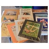 Lot of Vintage Magazine Covers and Posters including Collier