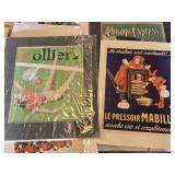 Lot of Vintage Magazine Covers and Posters including Collier