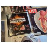 Collection of Movie Memorabilia and Books including The Beatles, Audrey Hepburn, and Star Wars Visual Dictionary