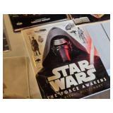 Collection of Movie Memorabilia and Books including The Beatles, Audrey Hepburn, and Star Wars Visual Dictionary