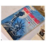 Collection of Vintage and Modern U.S. Postage Stamps Some Unmarked, Pile of Used