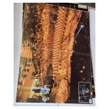 Lot of Posters and Prints including Sylvester Stallone F.I.S.T. Poster, The Decider Mission Accomplished Poster, and Nature Prints