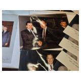 Photographs of Historical Figures Including Facsimile Autographed Pictures - George Bush, Gerald Ford