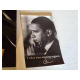 Lot of Political Memorabilia Photos with Facsimile Autographs - Ronald Reagan, Obama, Dan Quayle