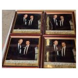 Autographed Framed Photos of Politicians - with Facsimile Auto