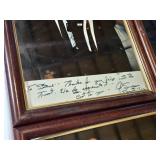 Autographed Framed Photos of Politicians - with Facsimile Auto