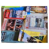 Collection of Maps and Travel Guides Including AAA Road Atlases and Oslo Travel Guides Assortment of travel-related books and maps featuring various destinations including Wales, Louisiana, and Scandi