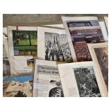 Lot of Vintage Advertisements including Marlboro Gear, Chevrolet 1960, and Fatima Cigarettes