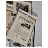 Lot of Vintage Advertisements including Marlboro Gear, Chevrolet 1960, and Fatima Cigarettes