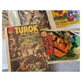 Collection of Vintage and Modern Comic Books including Turok, Iron Man, and Beauty and the Beast and More