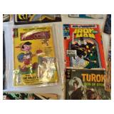 Collection of Vintage and Modern Comic Books including Turok, Iron Man, and Beauty and the Beast and More