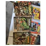 Collection of Vintage and Modern Comic Books including Turok, Iron Man, and Beauty and the Beast and More