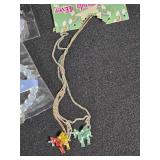 Lokai Bracelets, Emoji Necklace, Sterling Silver Earrings, and Unicorn Necklaces