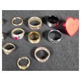 Various rings and accessories