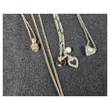 Assorted Costume Jewelry Lot including Necklaces, Bracelets, and Pendants