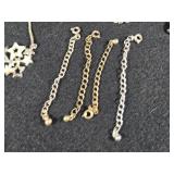 Assorted Costume Jewelry Lot including Necklaces, Bracelets, and Pendants