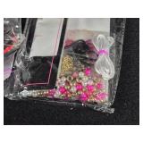 Assorted Jewelry and Beads Lot including Necklaces, Bracelets, and Loose Beads