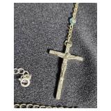 Assorted Jewelry including Necklaces, Bracelets, and Rosary