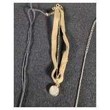 Assorted Jewelry including Necklaces, Bracelets, and Rosary