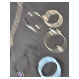 Assorted Jewelry including Necklaces, Bracelets, and Rosary