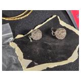 Assorted Jewelry Items including Earrings, Bracelets, and Accessories Lot