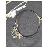Lot of Fashion Jewelry Including Necklaces and Earrings, Plus Bracelet and Chains
