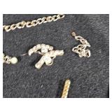 Various Jewelry Items including Adult Face Mask Extension Lanyards and Necklaces