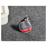 Assorted Buttons and Sewing Supplies including Black Button Collection, Decorative Buttons, and Miscellaneous Sewing Items