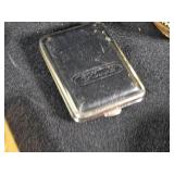 Vintage Trinket Boxes and Decorative Items Lot including Heart-Shaped Box, Enamel Owl Compact, and Butterfly Tin