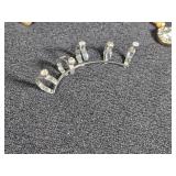 Gold and Silver Colored Jewelry Collection including Necklaces, Pendants, and Rings